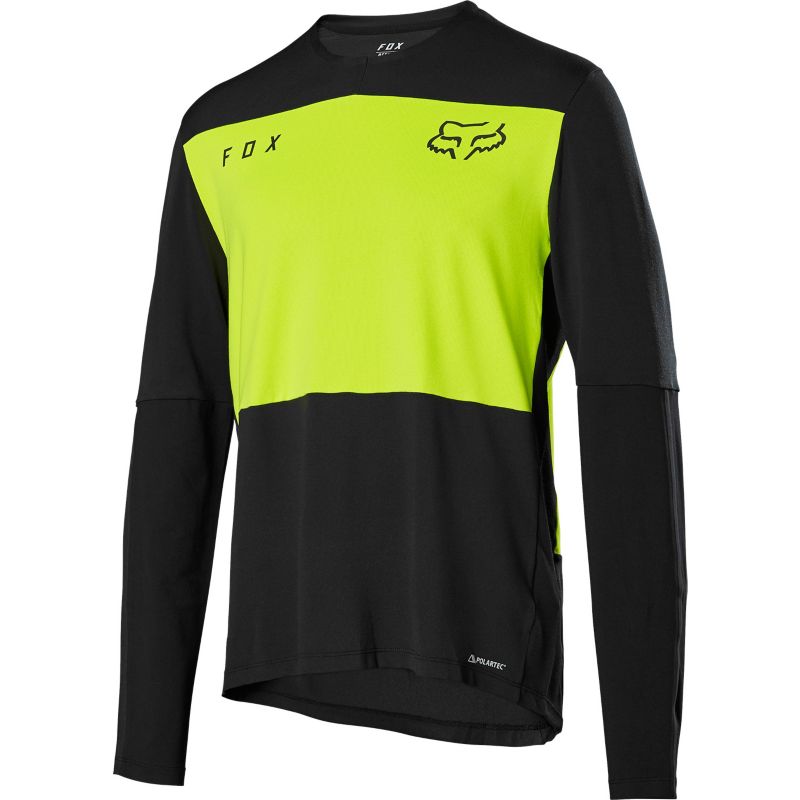 DEFEND DELTA LS LUNAR [DAY GLO YLW] S | Fox Racing - DK