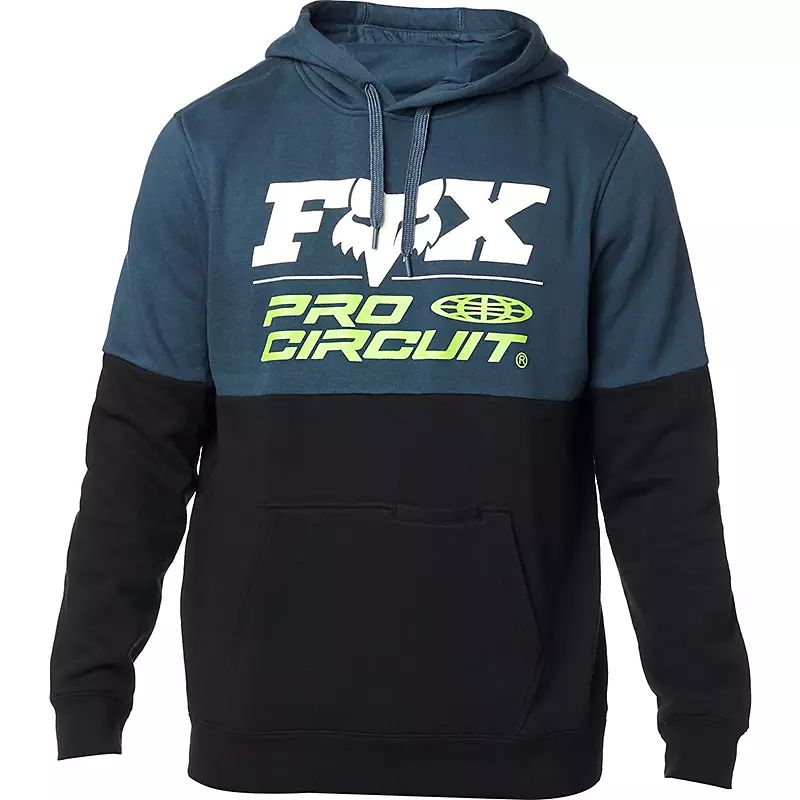 Fox Racing x PRO Circuit Mens Long Sleeve Pullover Hoodie Black 