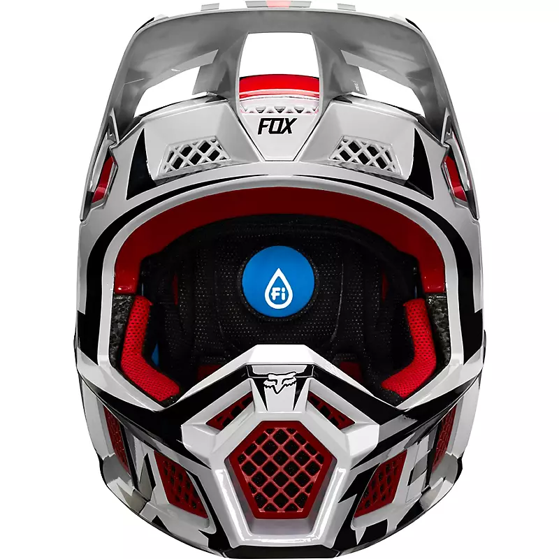 Fox Racing Idol Mens V3 Off-Road Motorcycle Helmet Light Grey/X-Large 