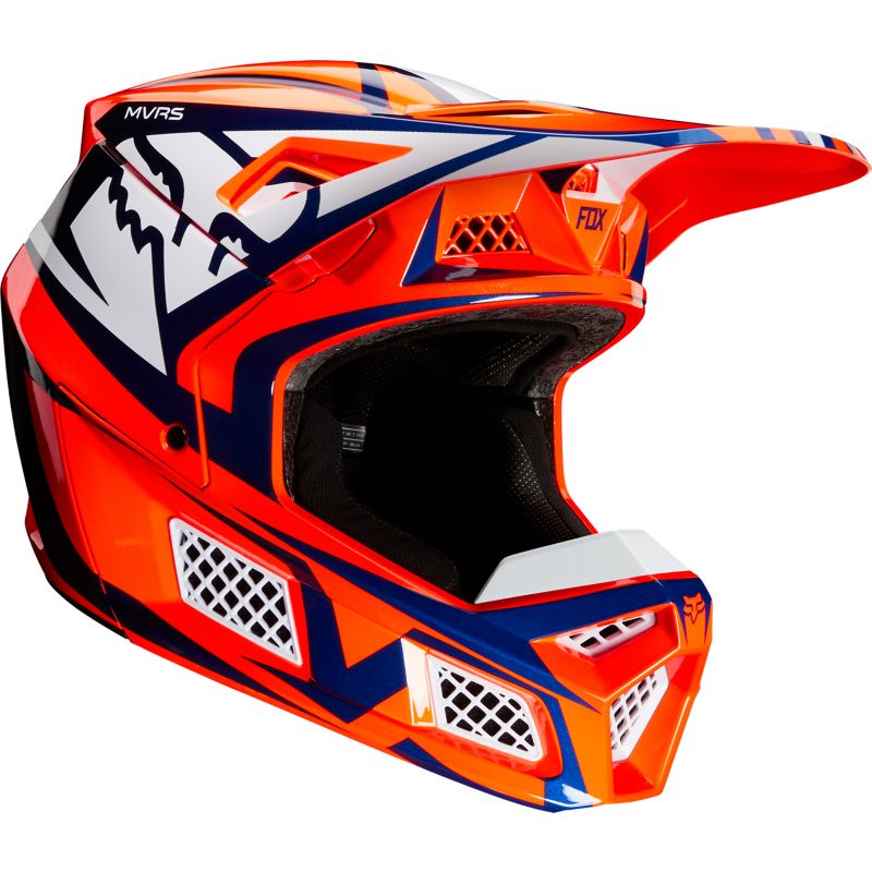 V3 IDOL HELMET, ECE [ORG/BLU] S | Fox Racing - Reino Unido