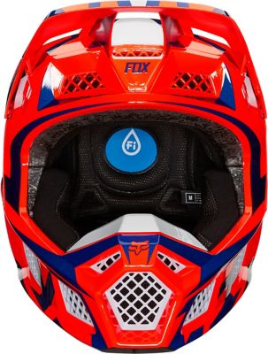 V3 IDOL HELMET, ECE [ORG/BLU] S | Fox Racing - Reino Unido