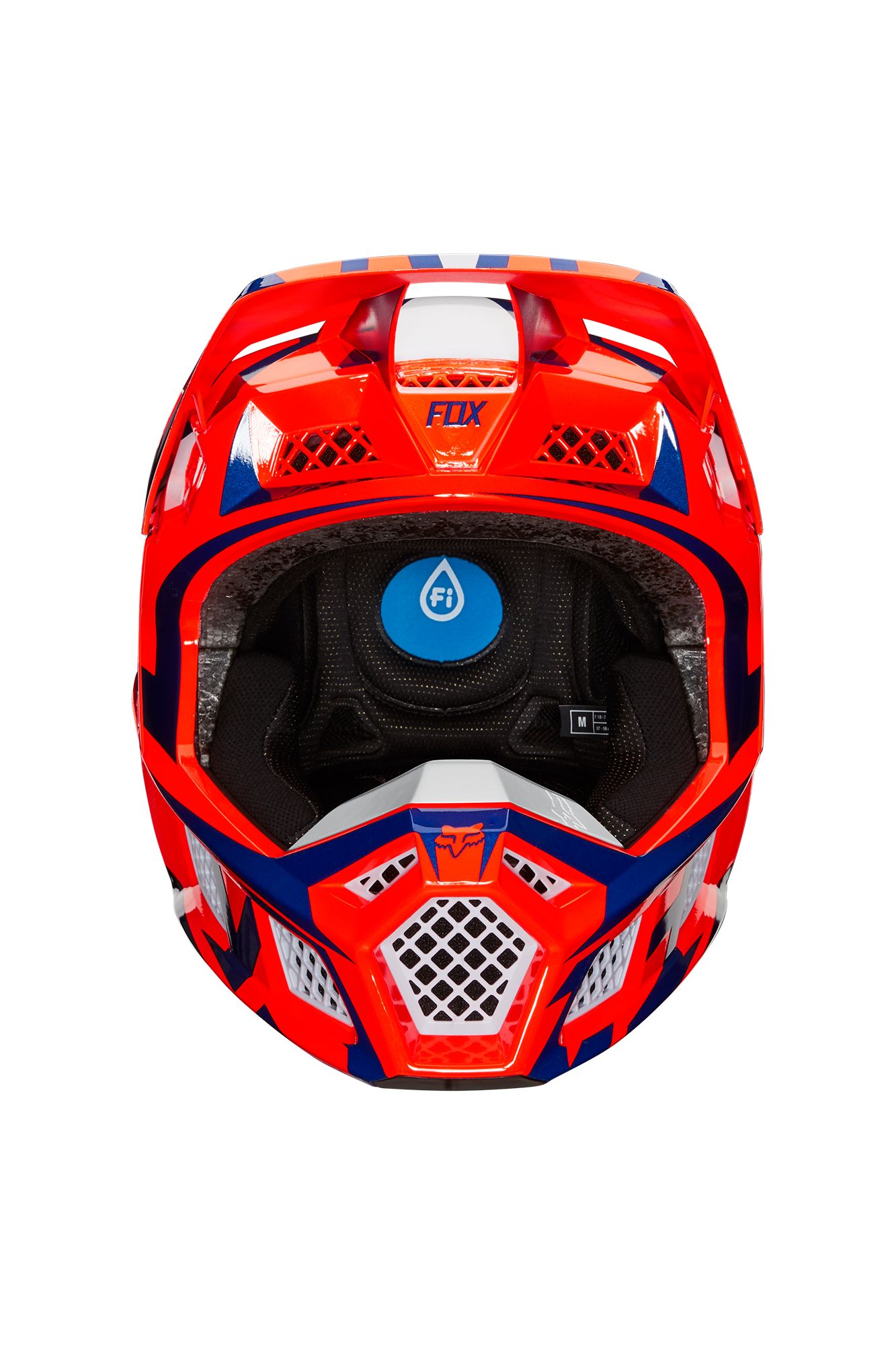 V3 IDOL HELMET, ECE [ORG/BLU] S