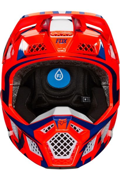 V3 IDOL HELMET, ECE [ORG/BLU] S