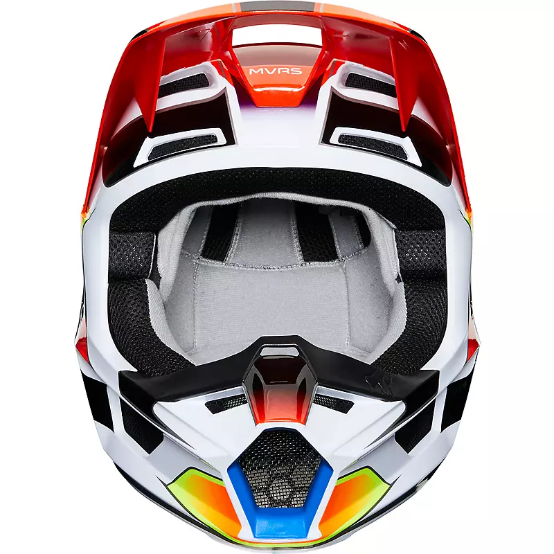 Details about  / Fox Racing 2020 V1 Yorr Blue and Red Helmet MX ATV Off Road Motocross 24610-149