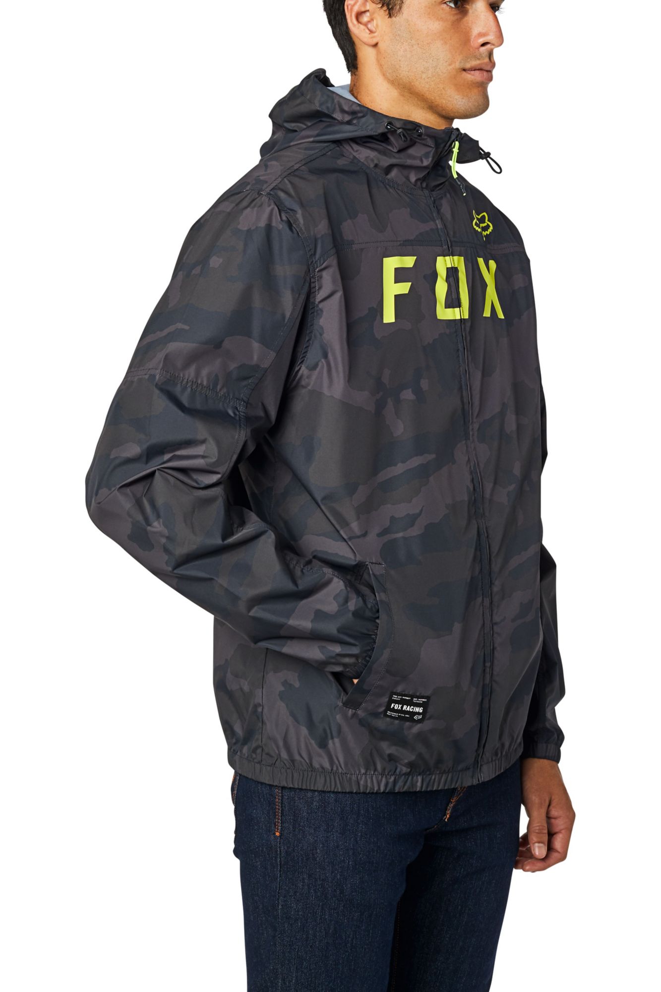 MOTH CAMO WINDBREAKER [BLK CAM] S