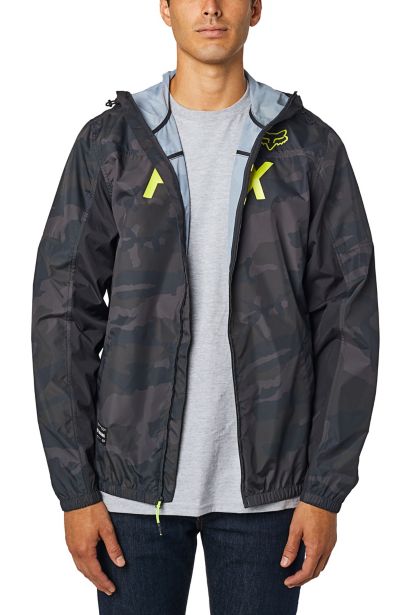 MOTH CAMO WINDBREAKER [BLK CAM] S
