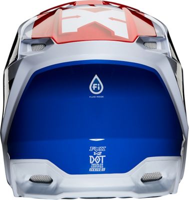 YTH V2 HAYL HELMET, ECE [BLU/RD] YS | Fox Racing - Belgi&euml