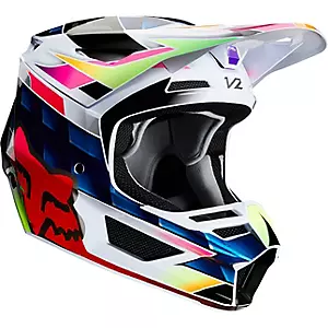 CASCO INFANTIL FOX V2 VLAR 2020 COLOR BLANCO CASCO INFANTIL FOX V2 VLAR 2020 COLOR BLANCO