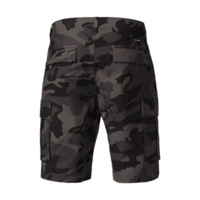 black camouflage cargo pants