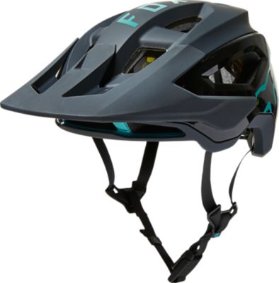 teal mountain bike helmet