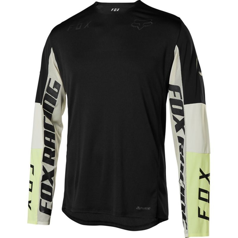 FLEXAIR DELTA&trade; LS HONR JERSEY [BLK] S | Fox Racing - France