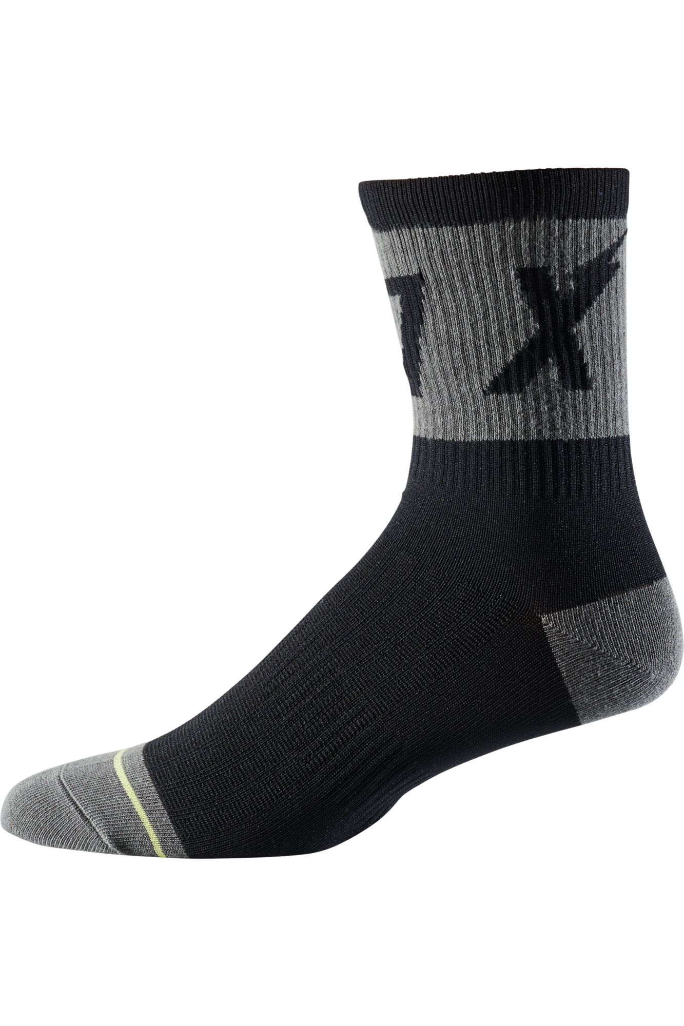 6" TRAIL SOCK WURD [BLK] S/M