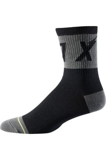 6" TRAIL SOCK WURD [BLK] S/M