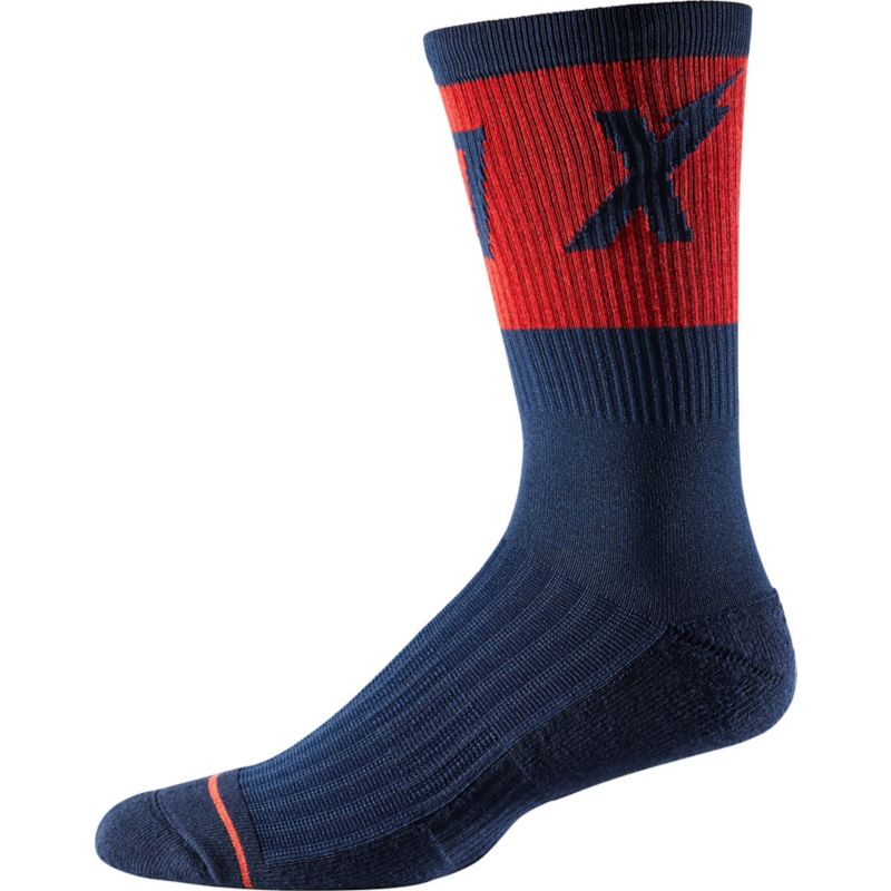 8' TRAIL CUSHION SOCK WURD [NVY] S/M | Fox Racing - Ireland