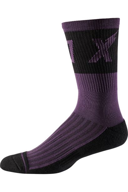 8' TRAIL CUSHION SOCK WURD [DRK PUR] S/M