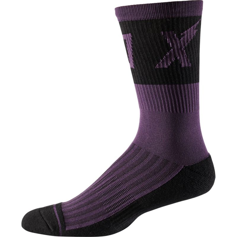 8' TRAIL CUSHION SOCK WURD [DRK PUR] S/M | Fox Racing - &Ouml;sterreich