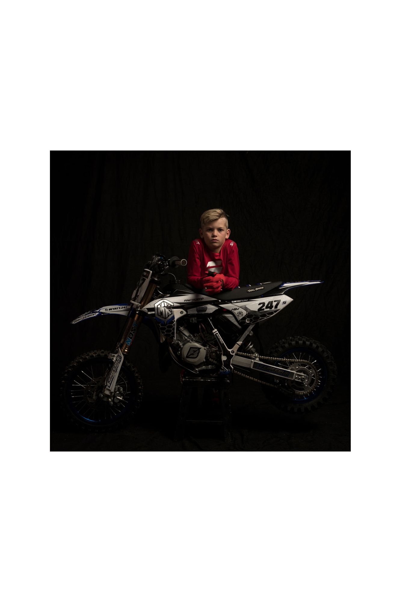 YTH 3LUE LABEL BLOODLINE JERSEY LE [RD] YS