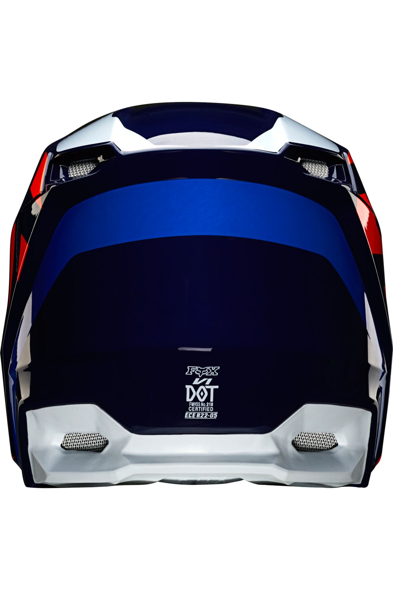 V1 PRIX HELMET, ECE [ORG/BLU] 2X