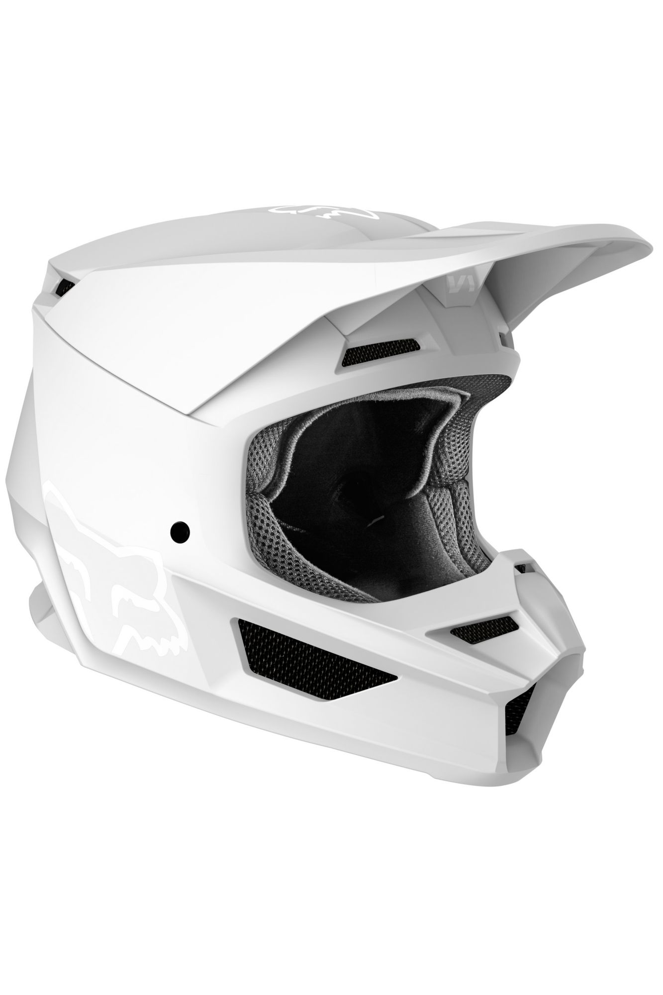 V1 MATTE HELMET, ECE [WHT] L
