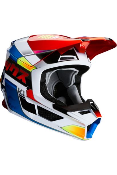 V1 YORR HELMET, ECE [BLU/RD] S