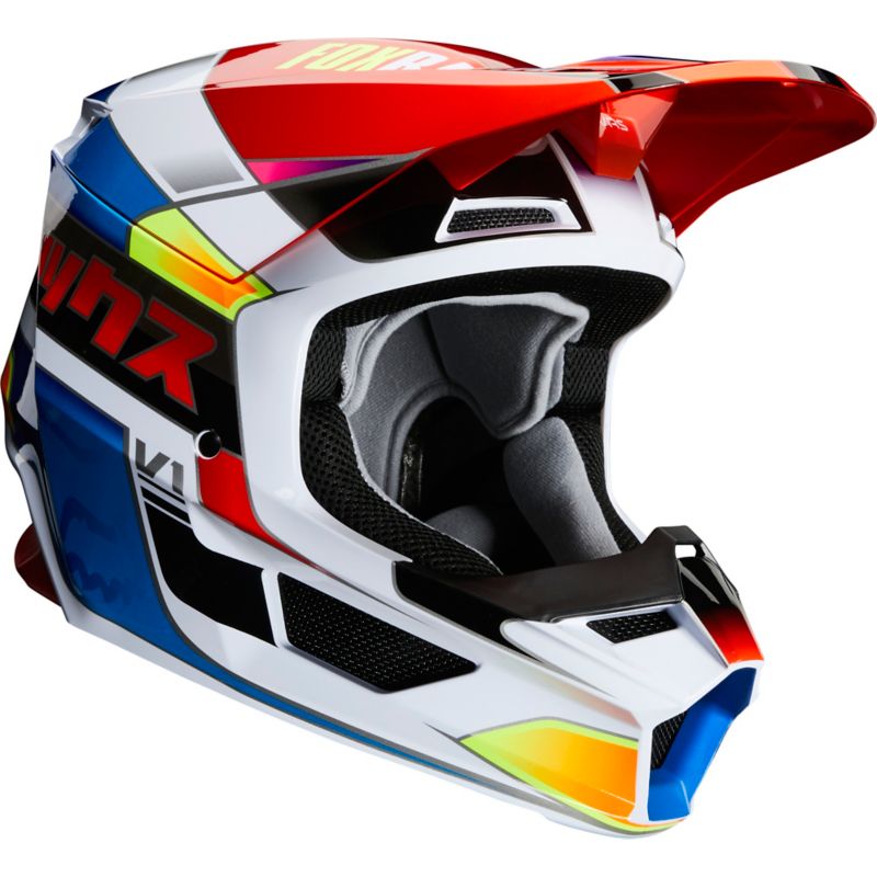 V1 YORR HELMET, ECE [BLU/RD] S | Fox Racing - Espa&ntilde;a