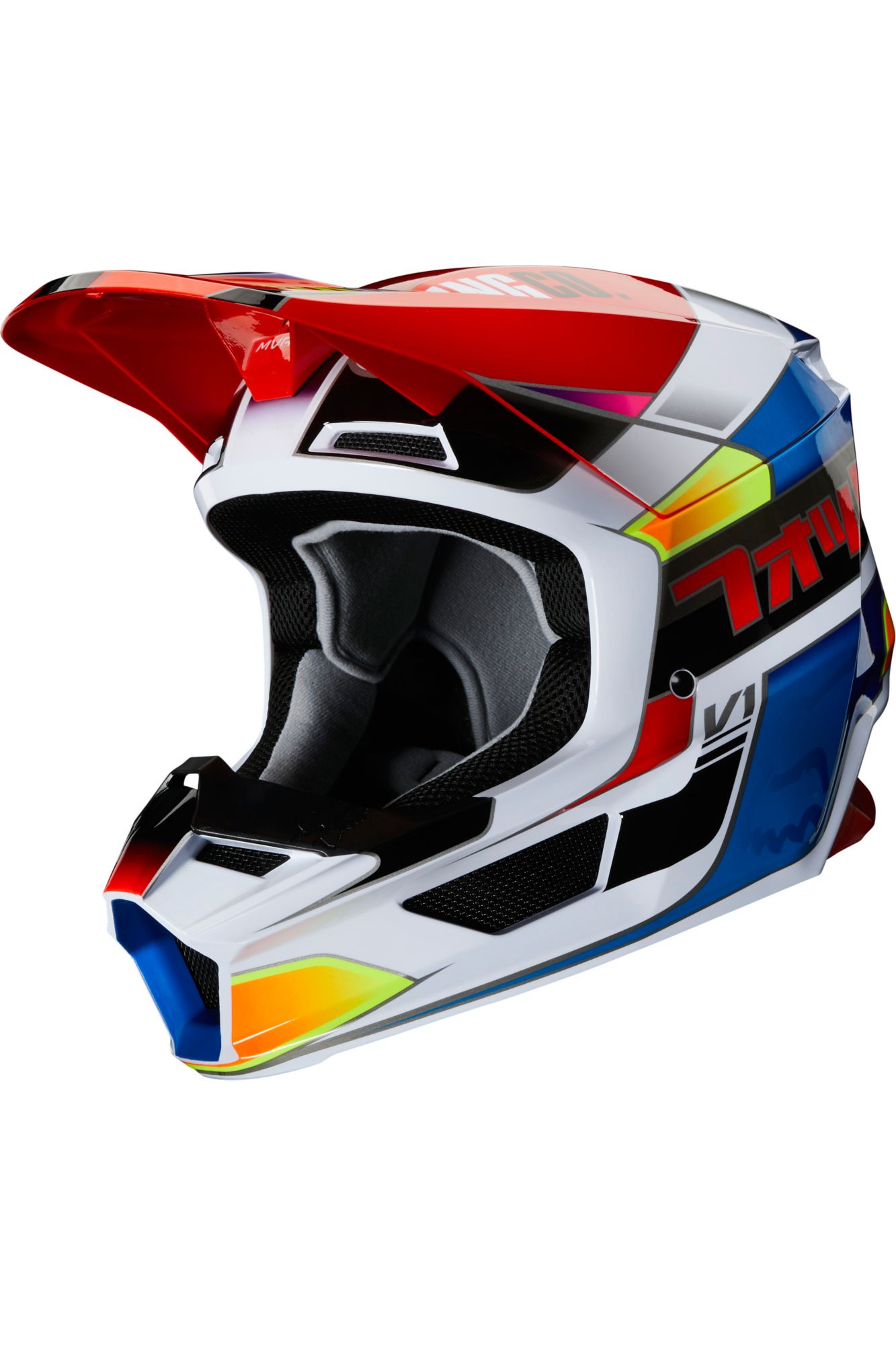 V1 YORR HELMET, ECE [BLU/RD] S