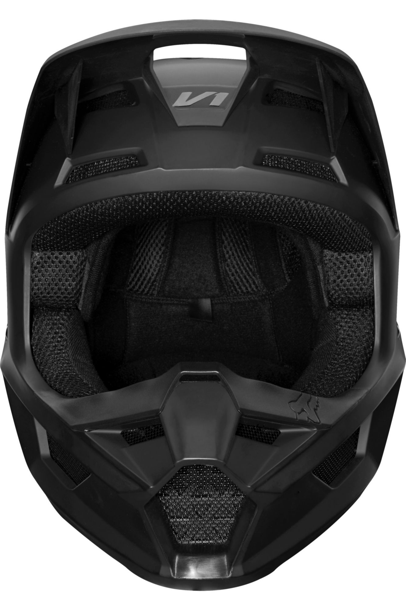 YTH V1 MATTE BLACK HELMET, ECE [MT BLK] YS