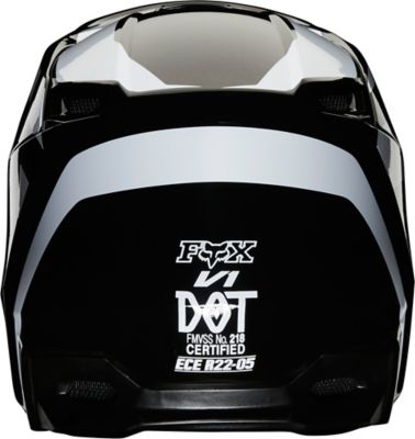 YTH V1 PRIX HELMET, ECE [BLK] YL | Fox Racing - VK