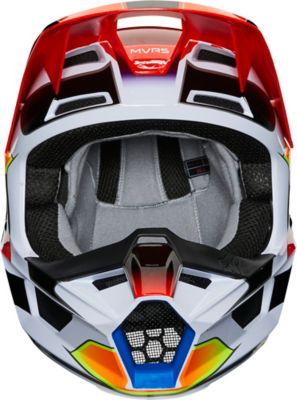 YTH V1 YORR HELMET, ECE [BLU/RD] YS | Fox Racing - DK