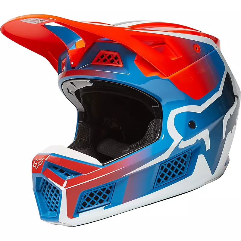 Fox V3 Rs Wired Helmet Yellow L 