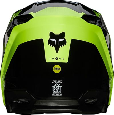 Fox Racing V1 Solid Motocross Helmet - Black - Sixstar Racing - View #6