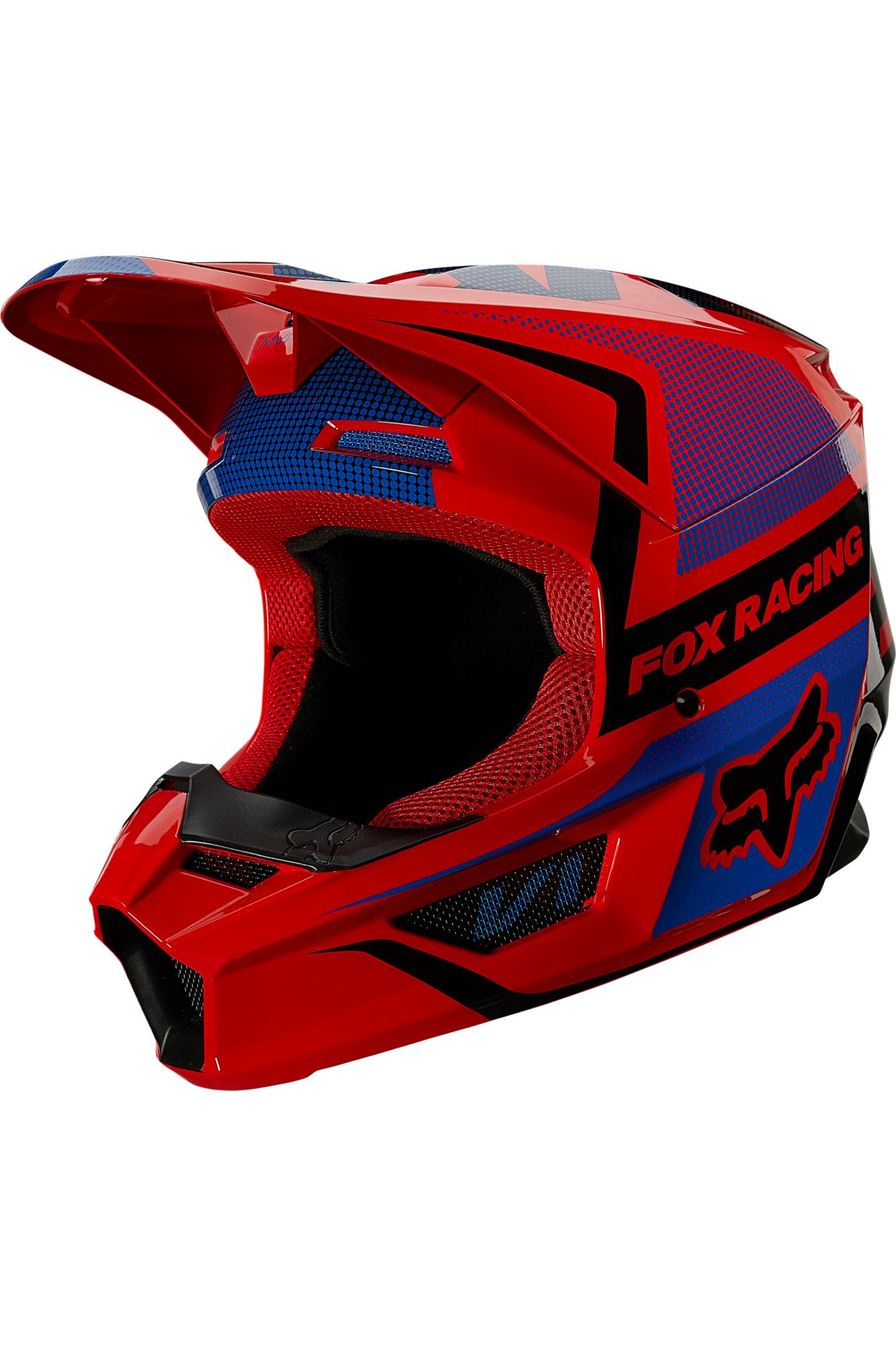 V1 OKTIV HELMET, ECE [FLO RED] XS