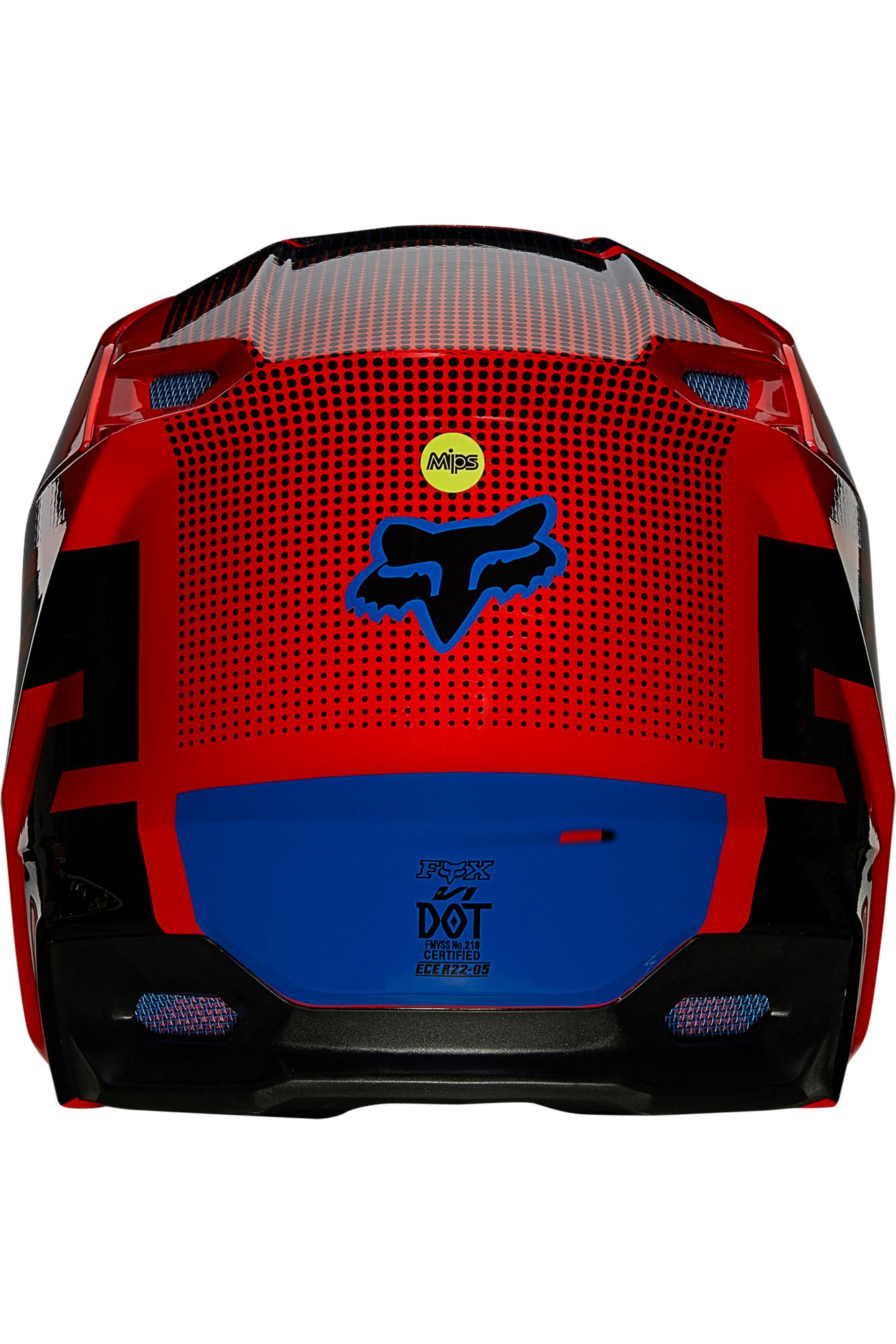 V1 OKTIV HELMET, ECE [FLO RED] XS