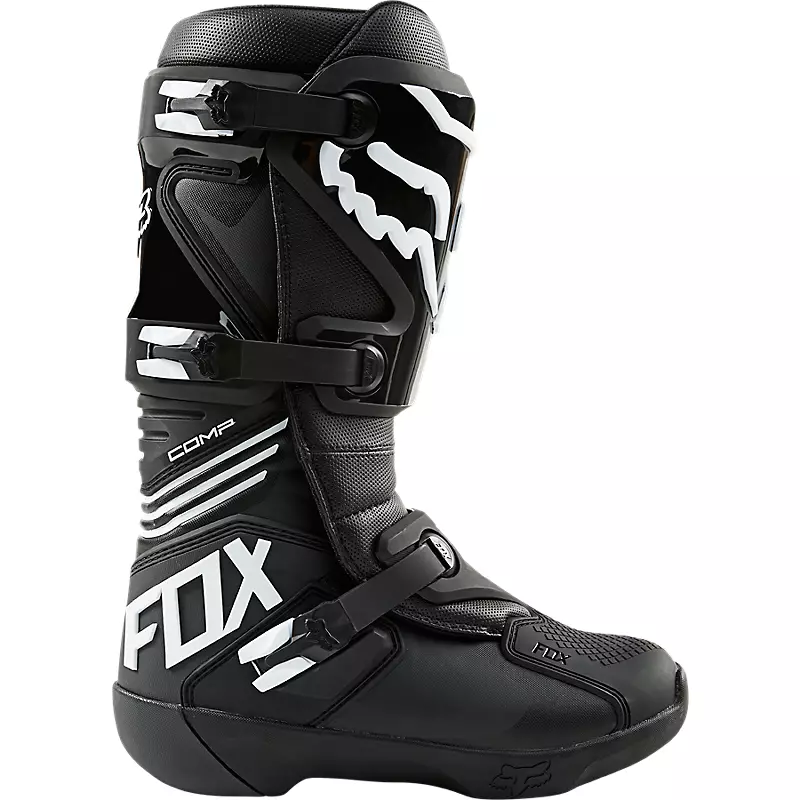 Fox Racing Mens Black Comp X Dirt Bike Boots MX ATV 2020