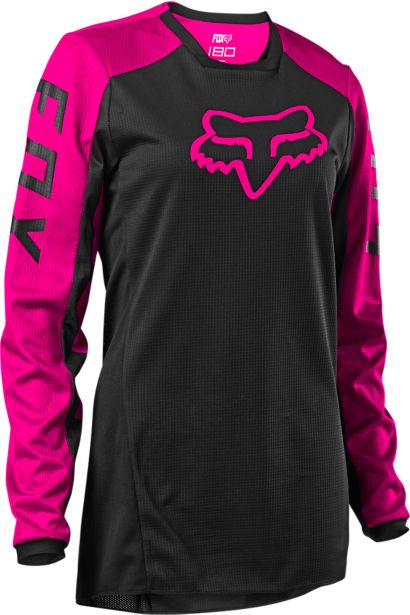WMNS 180 DJET JERSEY [BLK/PNK] XS