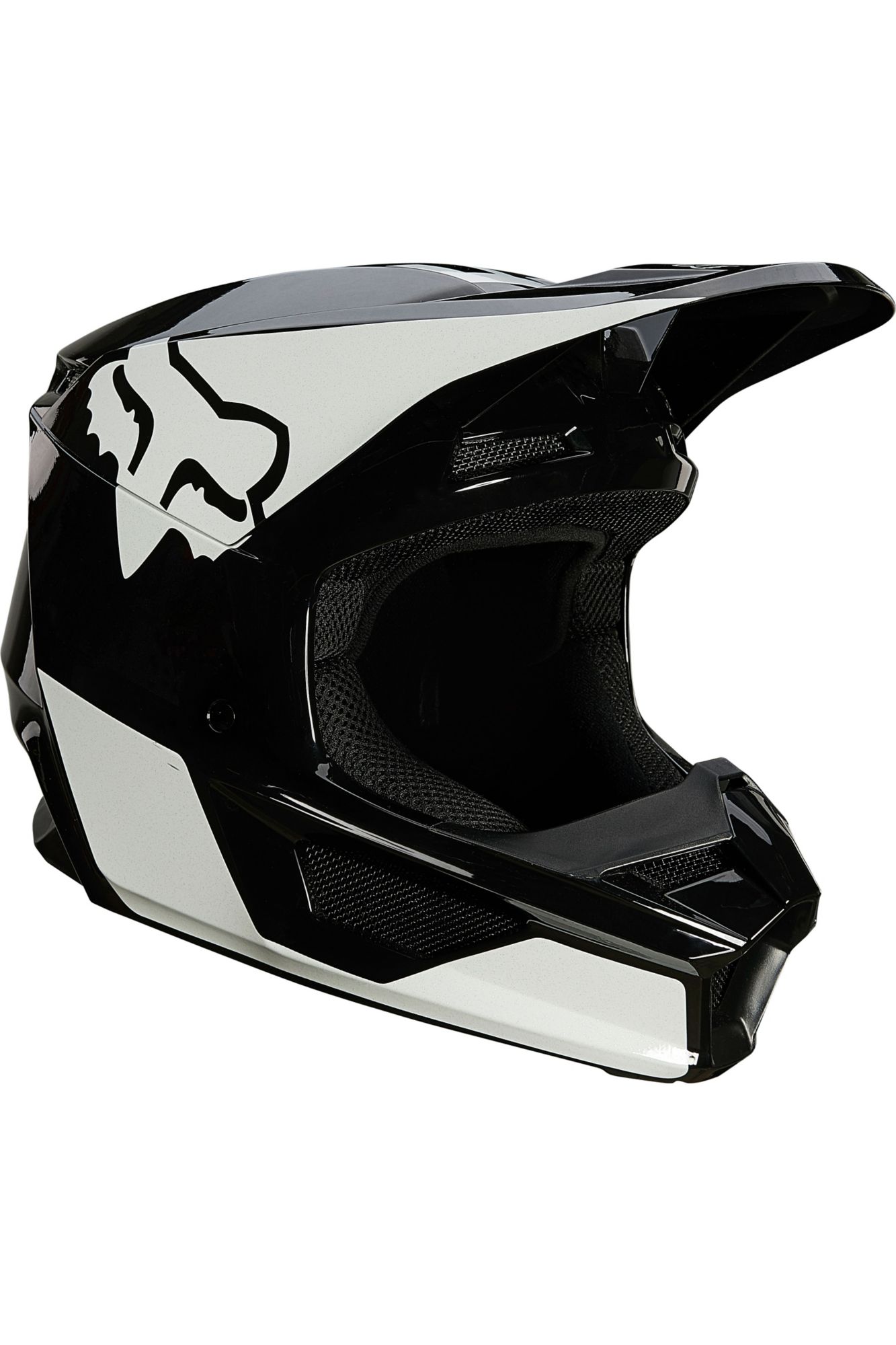 YTH V1 REVN HELMET, ECE [BLK/WHT] YS