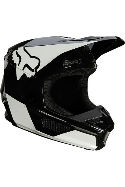 YTH V1 REVN HELMET, ECE [BLK/WHT] YS