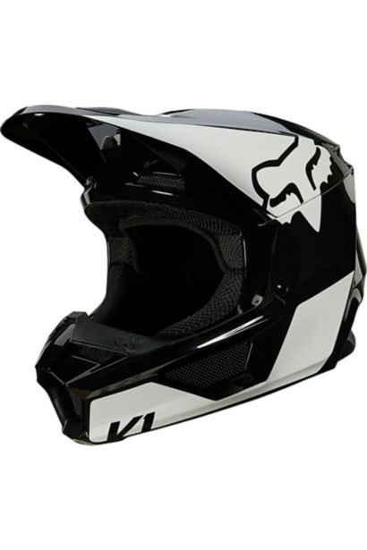 YTH V1 REVN HELMET, ECE [BLK/WHT] YS