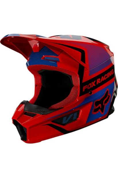 YTH V1 OKTIV HELMET, ECE [FLO RED] YS
