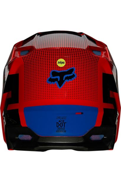 YTH V1 OKTIV HELMET, ECE [FLO RED] YS
