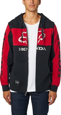 HONDA ZIP FLEECE [BLK/RD] S | Fox Racing - Reino Unido