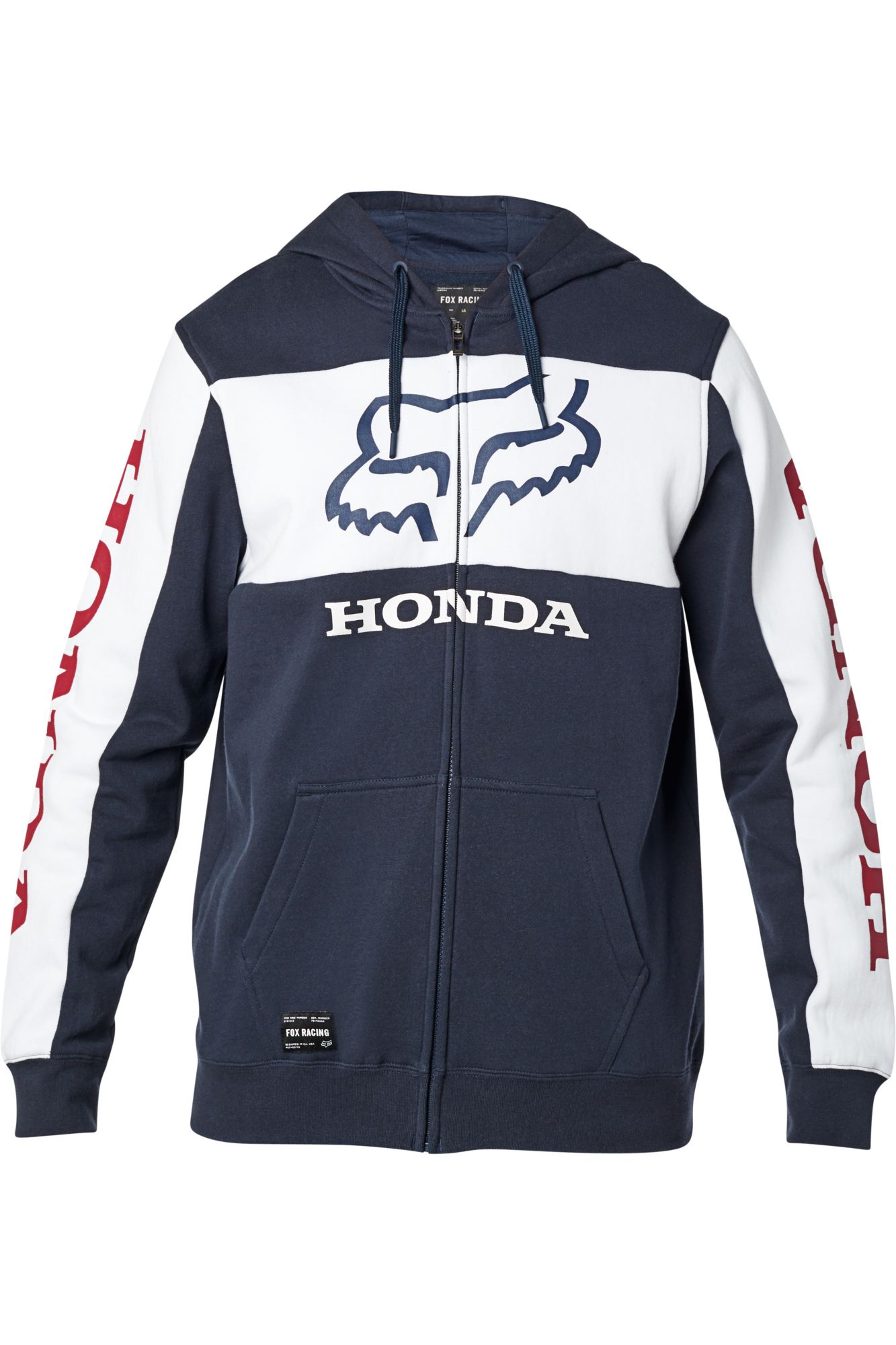 HONDA ZIP FLEECE [NVY/WHT] S