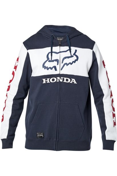 HONDA ZIP FLEECE [NVY/WHT] S