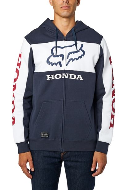 HONDA ZIP FLEECE [NVY/WHT] S