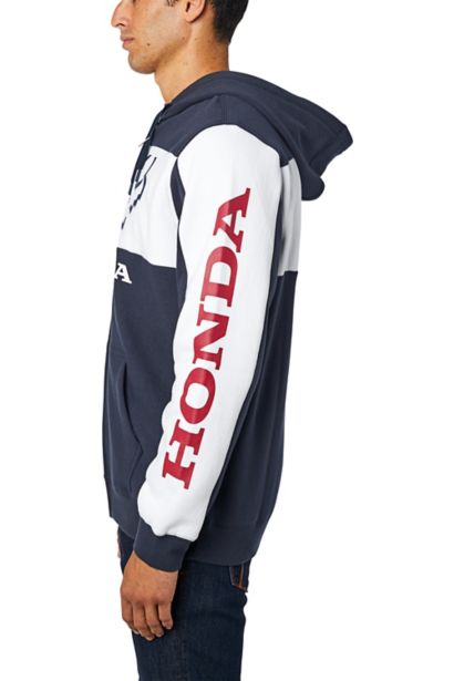 HONDA ZIP FLEECE [NVY/WHT] S