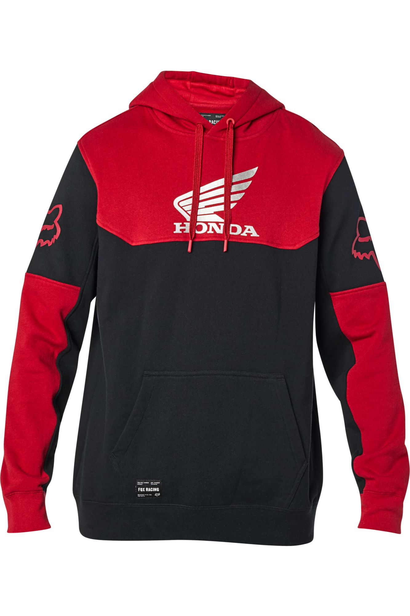 HONDA PULLOVER FLEECE [BLK/RD] S