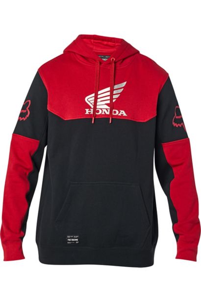 HONDA PULLOVER FLEECE [BLK/RD] S