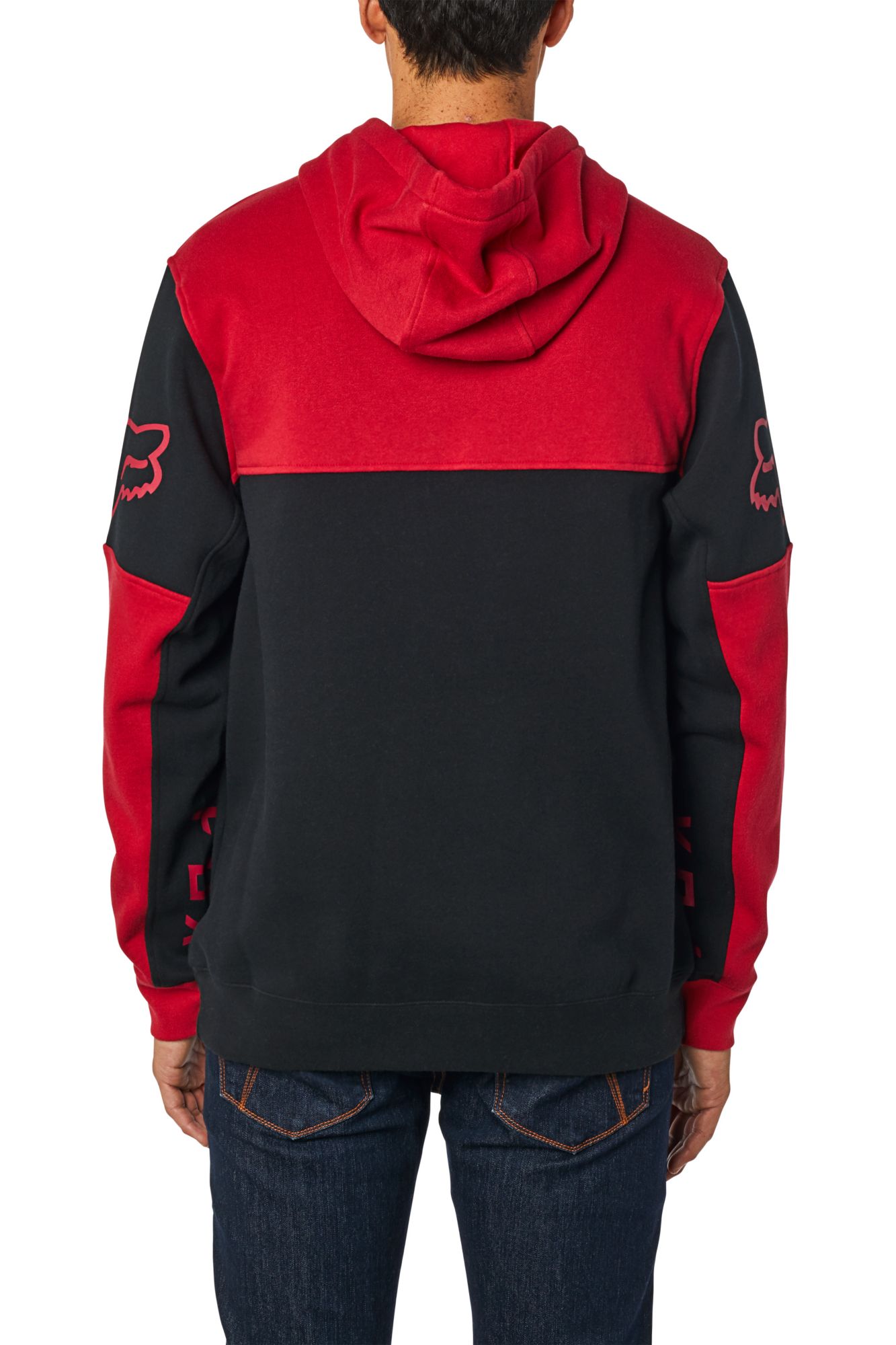 HONDA PULLOVER FLEECE [BLK/RD] S
