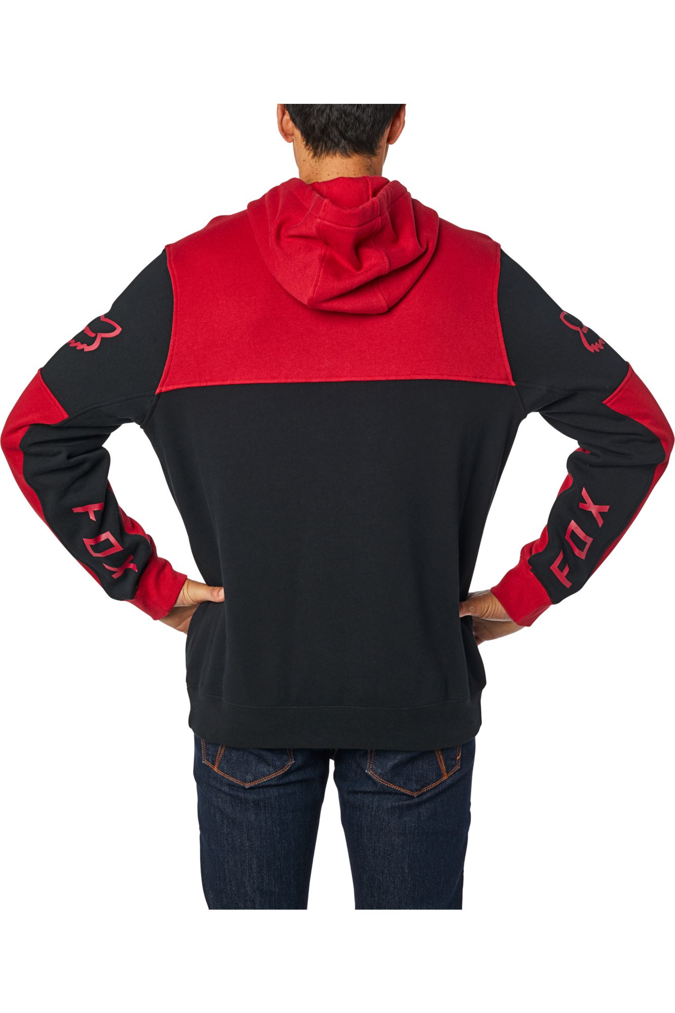HONDA PULLOVER FLEECE [BLK/RD] S