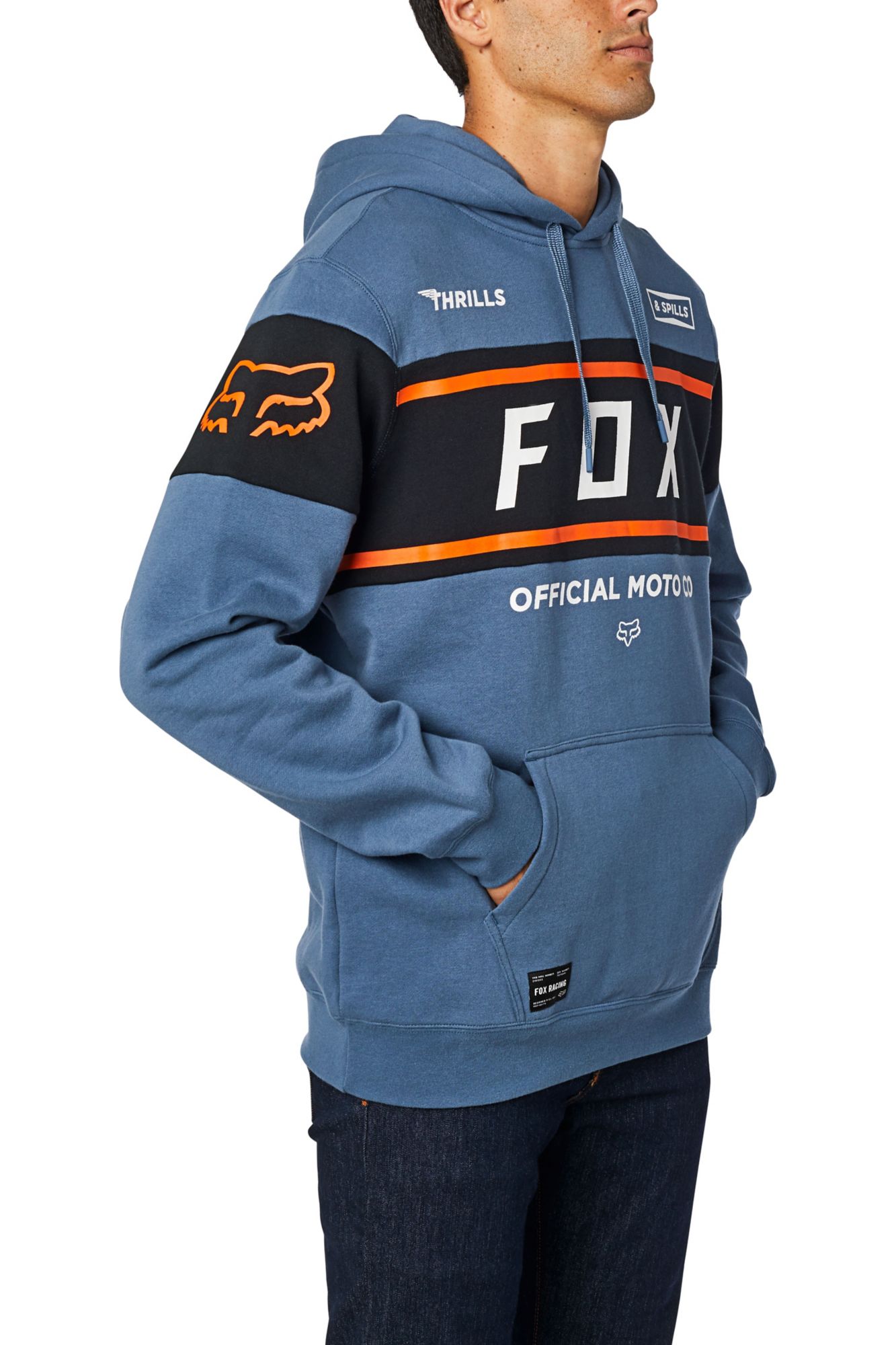 OFFICIAL PULLOVER FLEECE [BLU STL] S